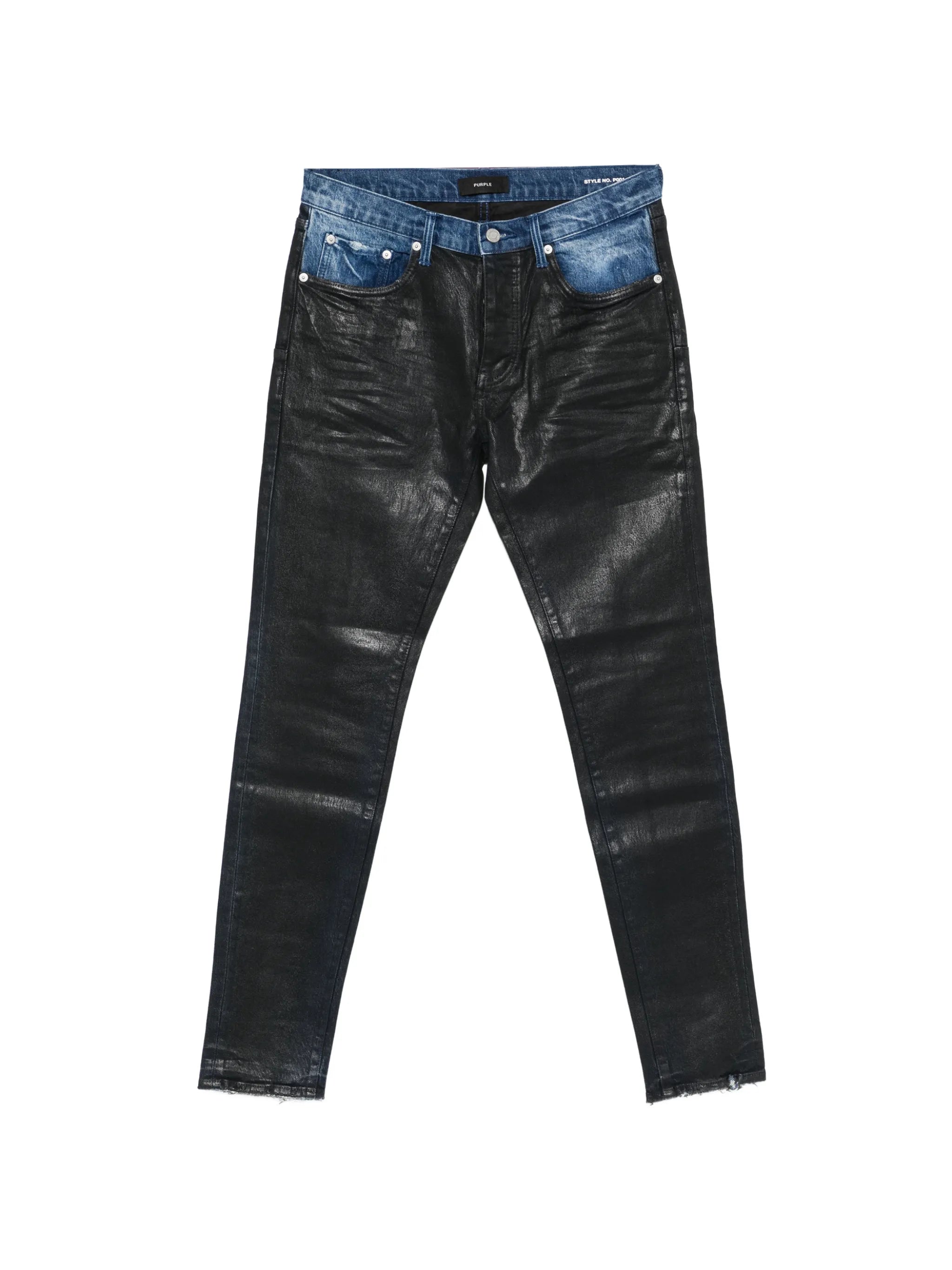 P001 coated skinny jeans