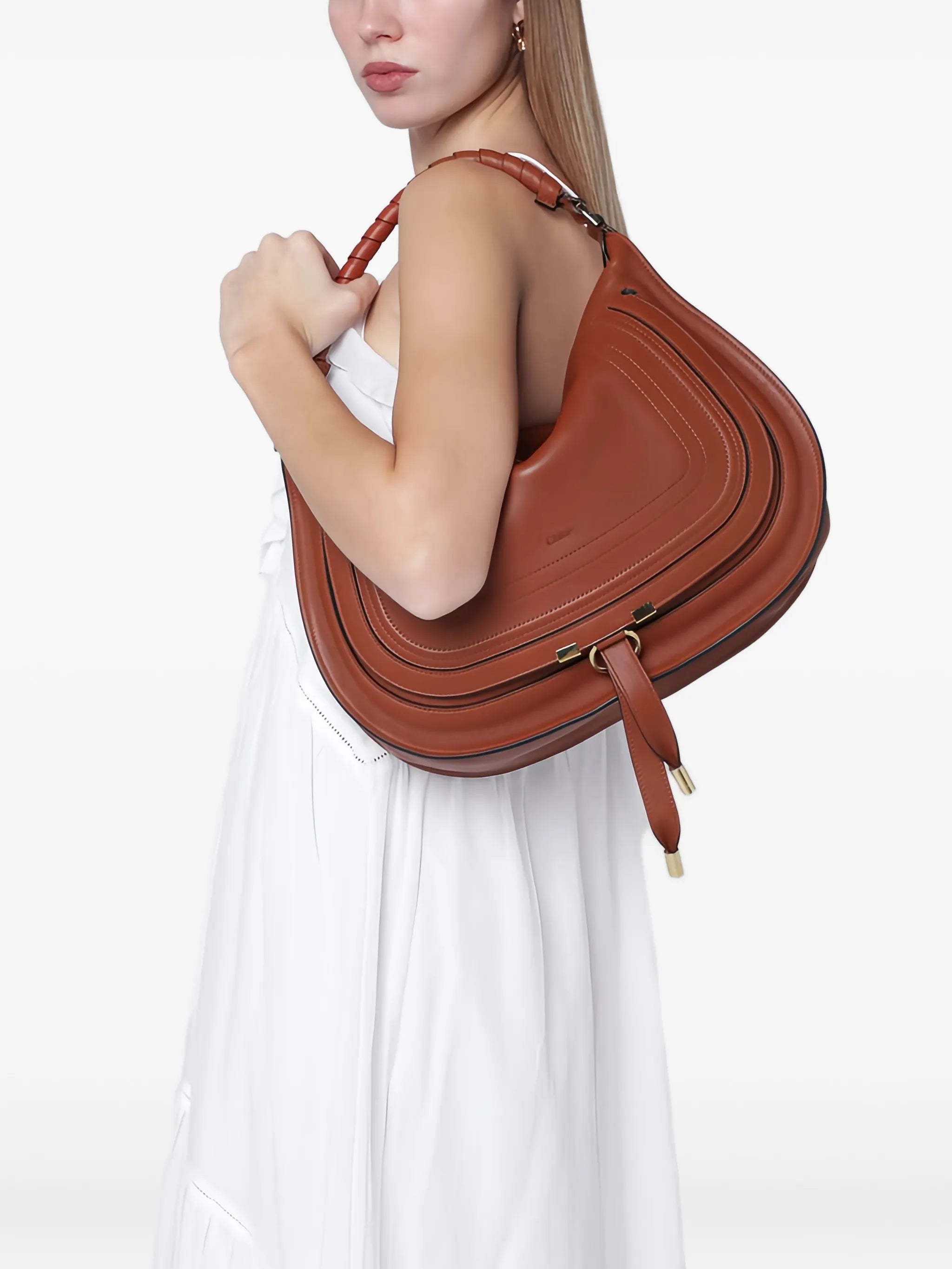 medium Marcie twisted-strap tote bag