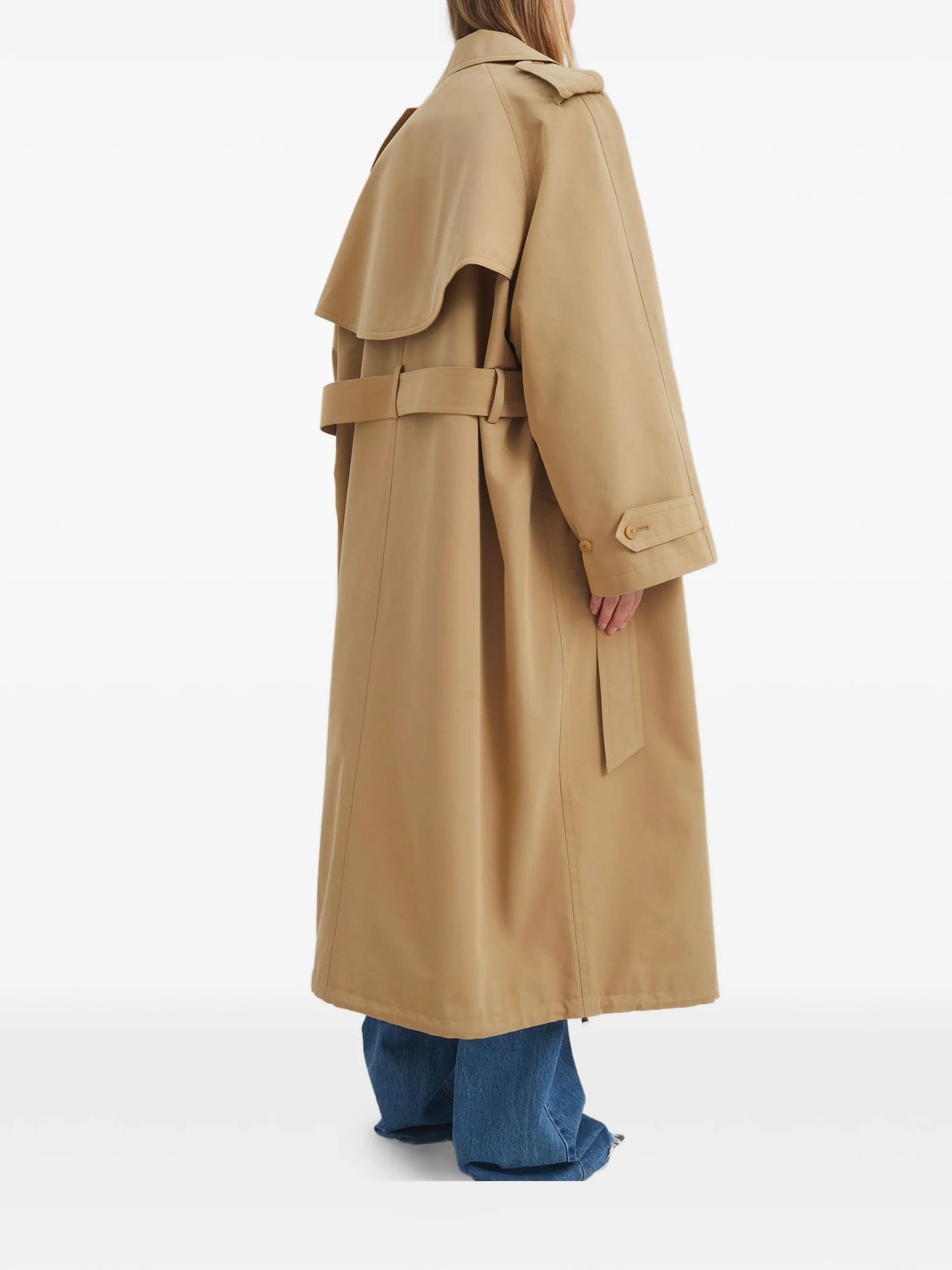 Riva double-breasted trench coat