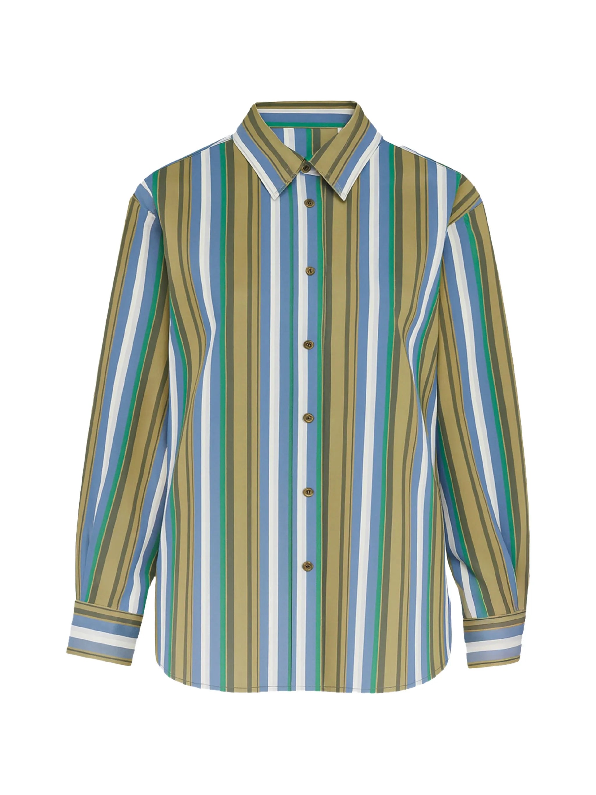 Oana striped long-sleeve shirt