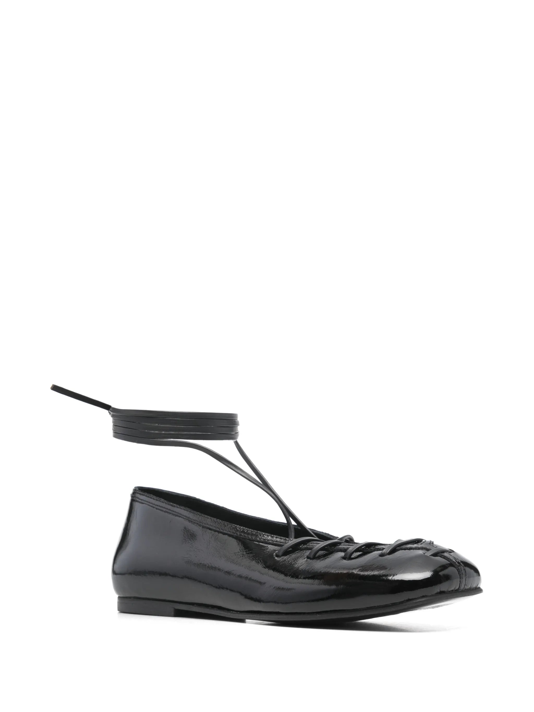 Bumi lace-up ballet flats