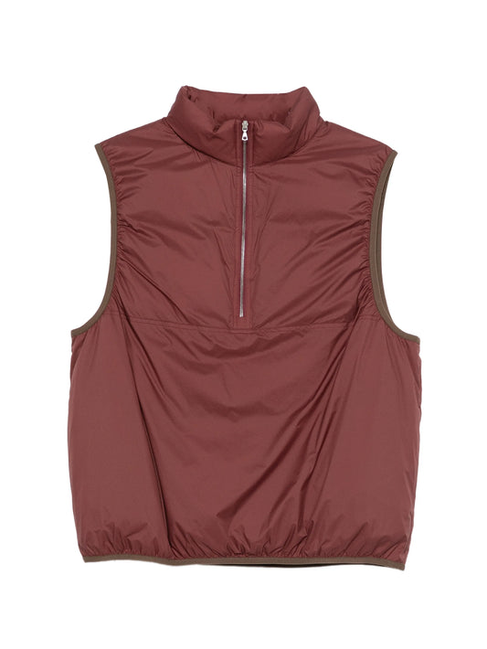 Ripstop zip-neck vest