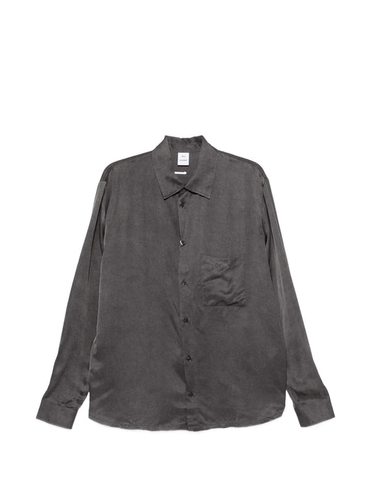 Pete chest-pocket button-fastening shirt