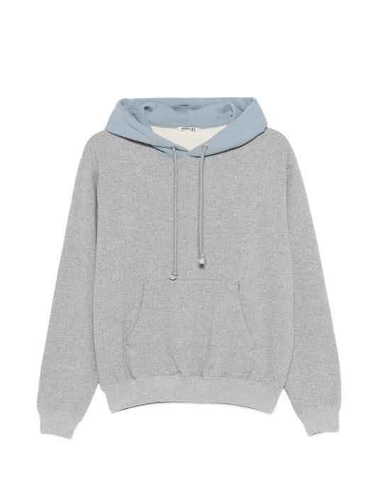 oversized drawstring cotton hoodie