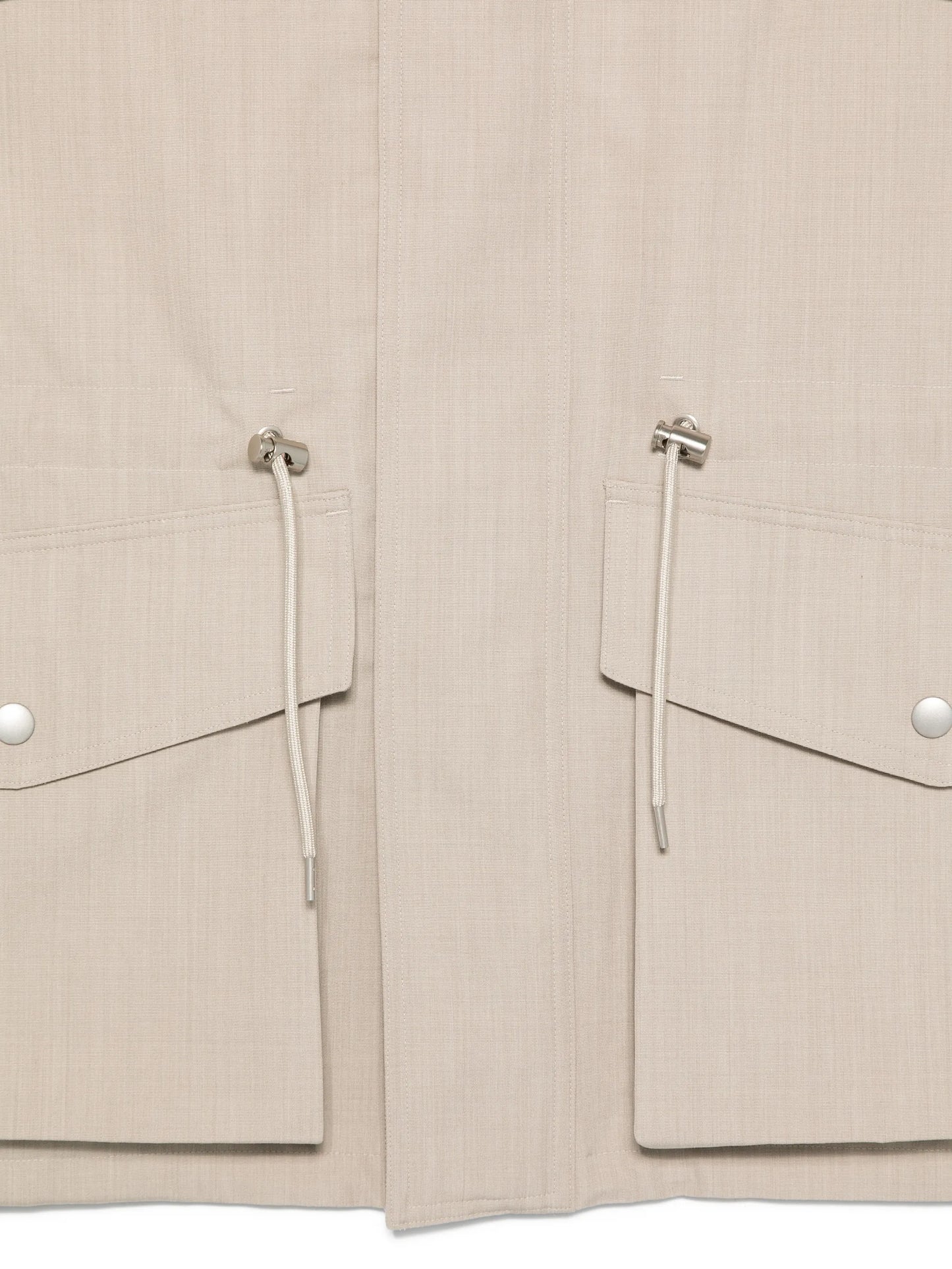 hooded pocket gilet