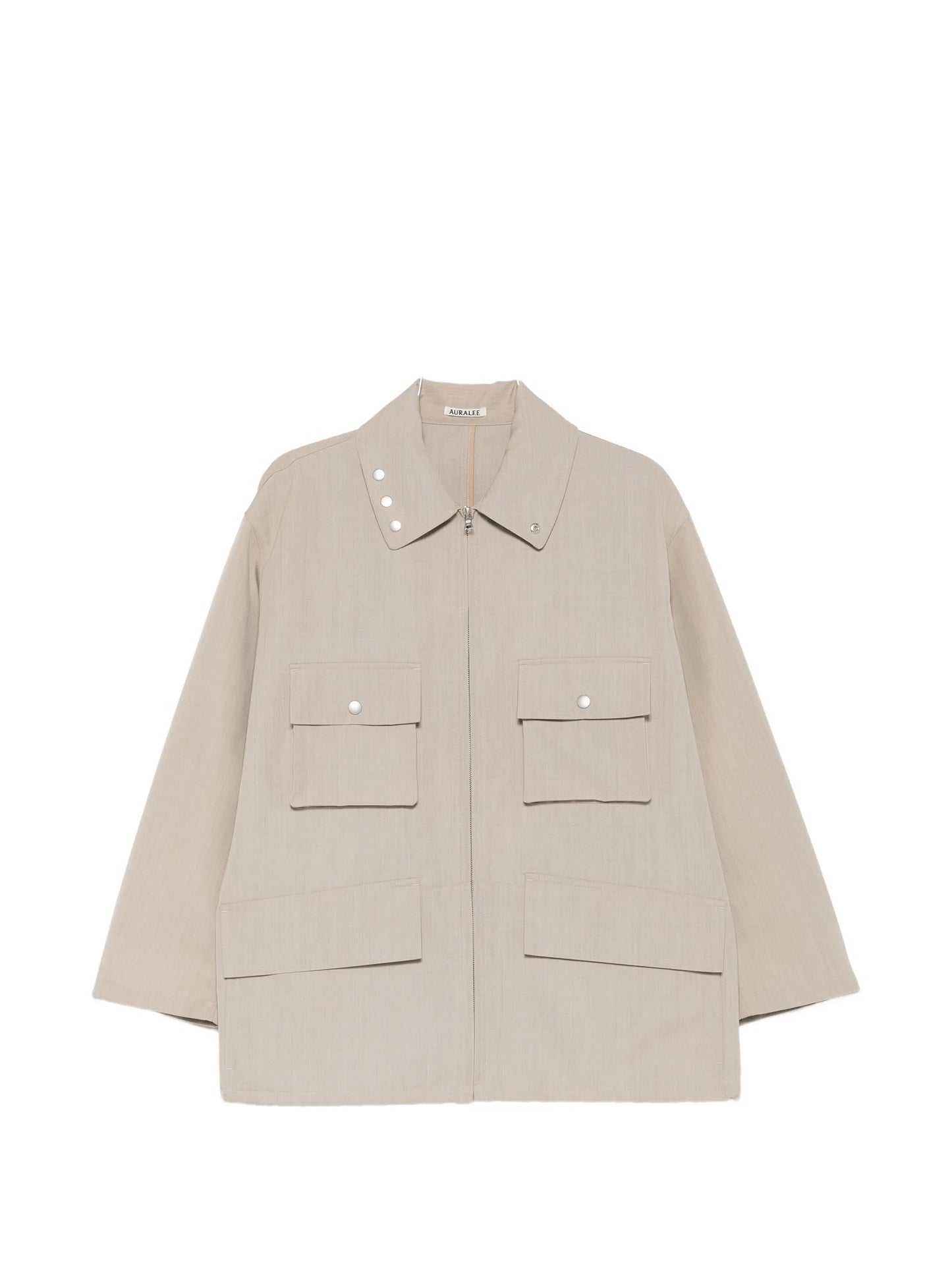 flap-pocket coat