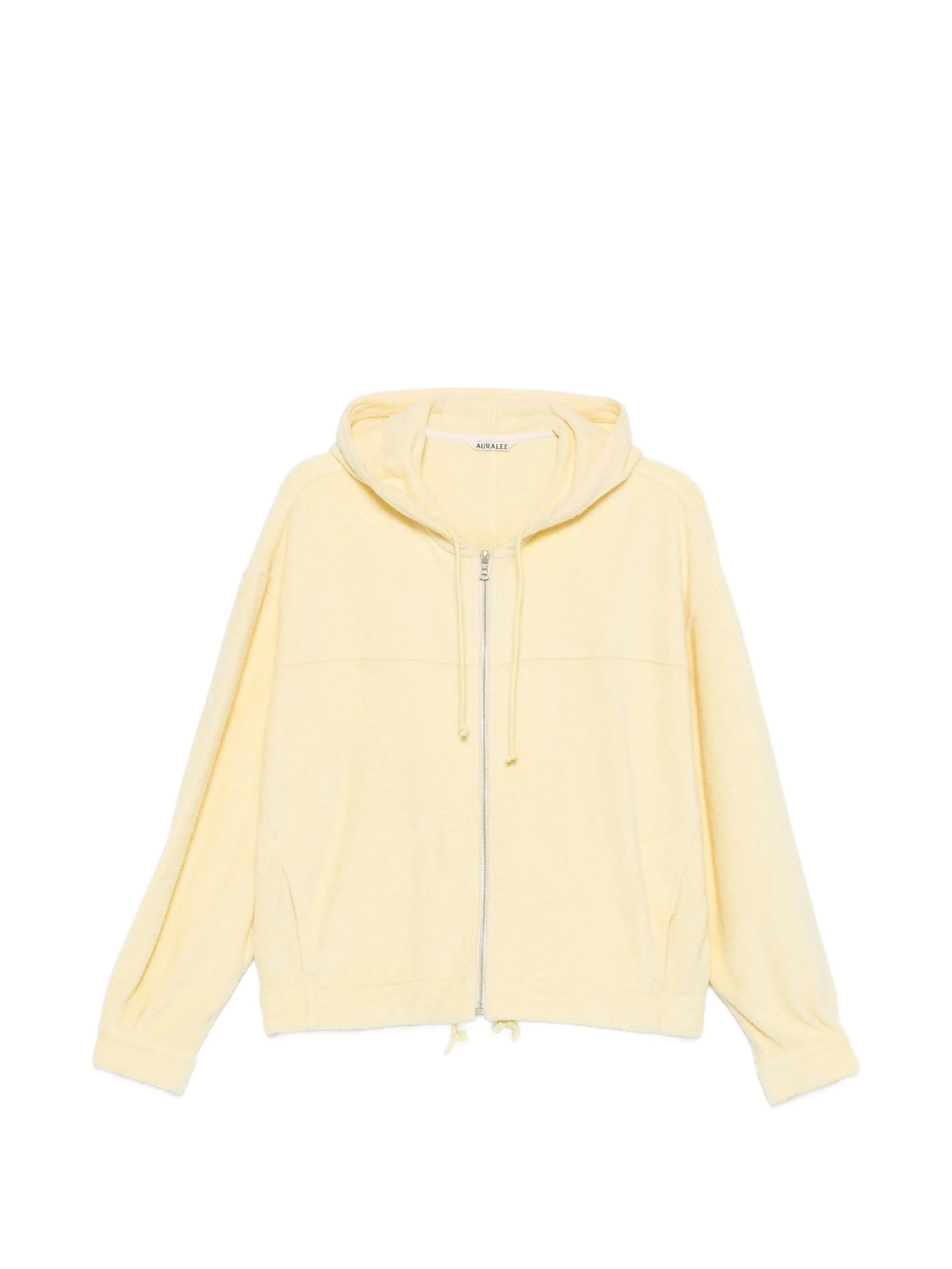 zip-fastening sweatshirt