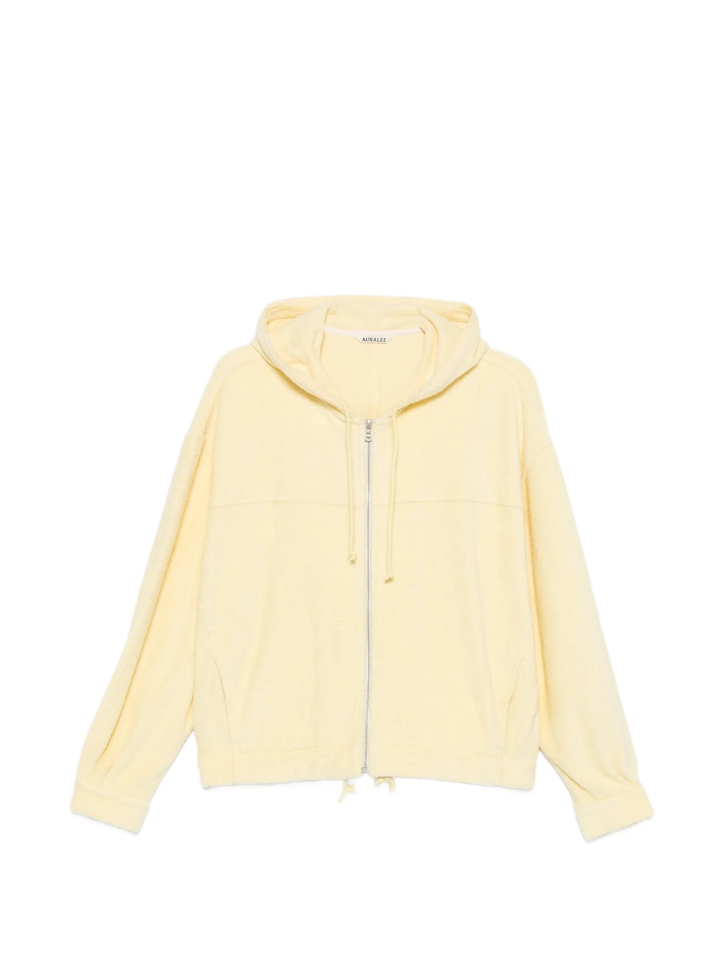 zip-fastening sweatshirt