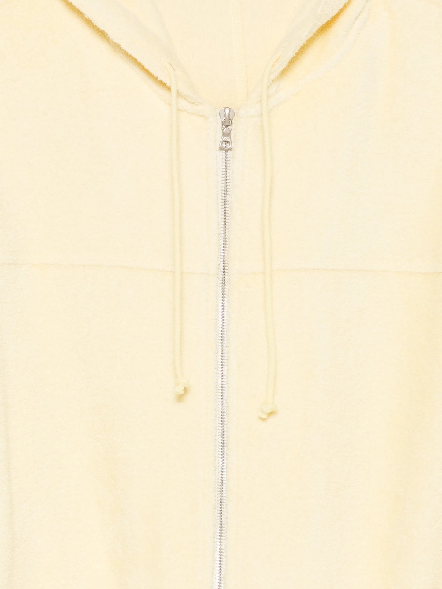 zip-fastening sweatshirt