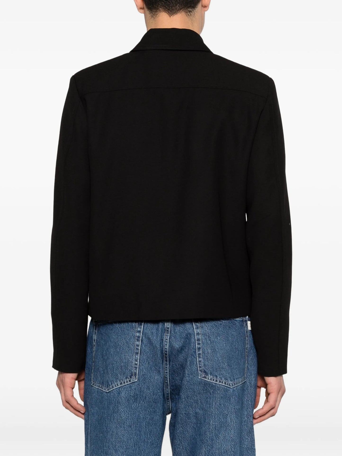 zip-up shirt jacket