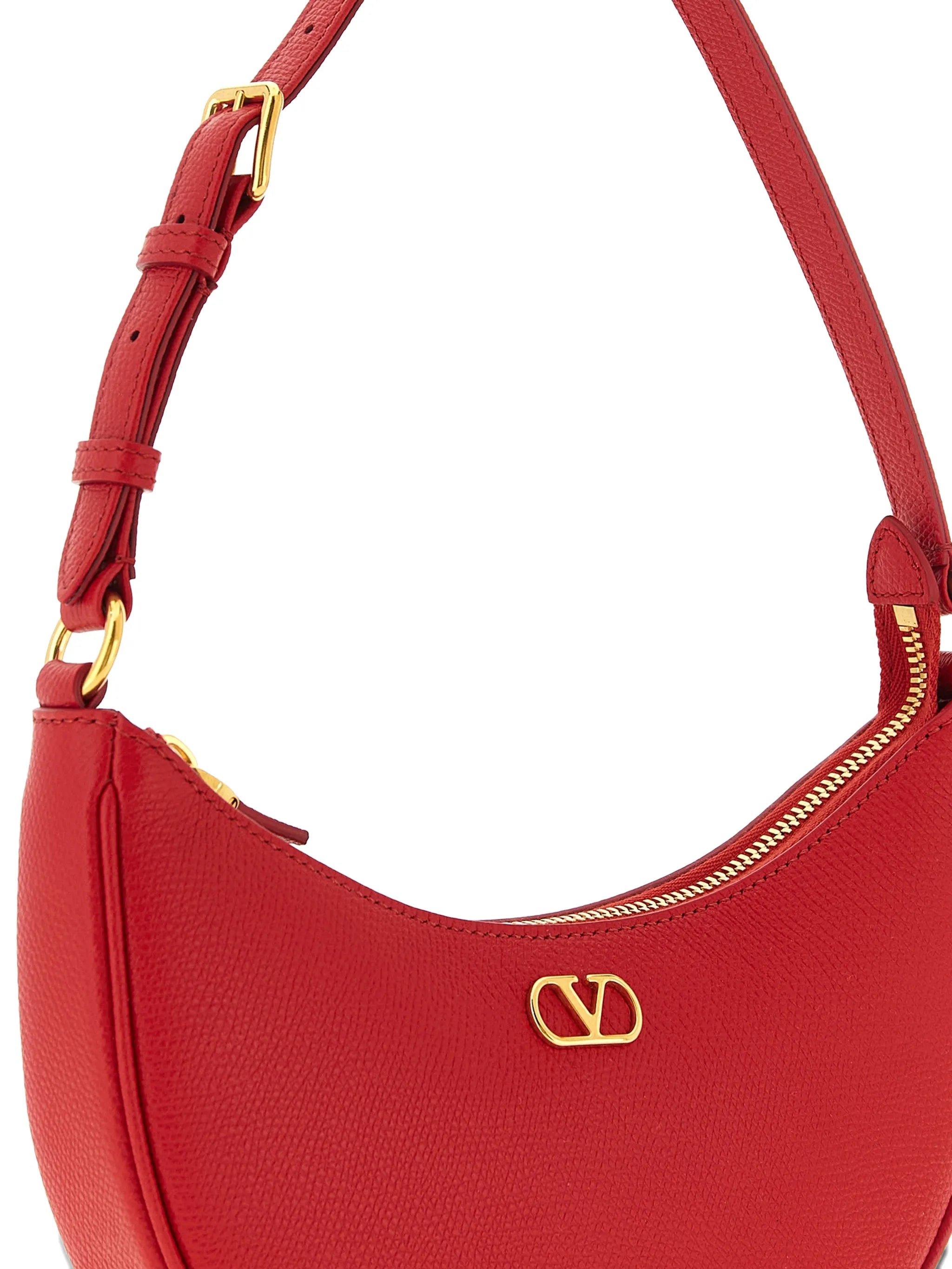 mini VLogo leather shoulder bag