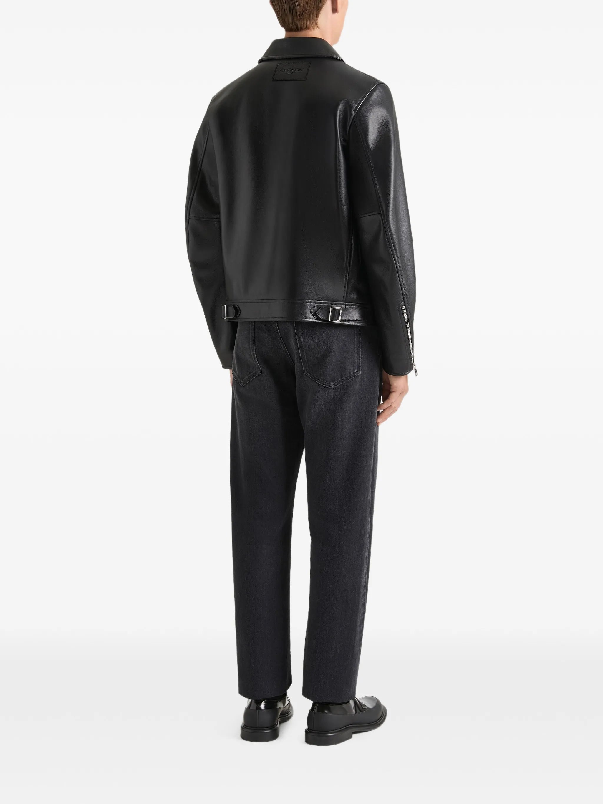 Couture Seam straight fit shadow washed jeans