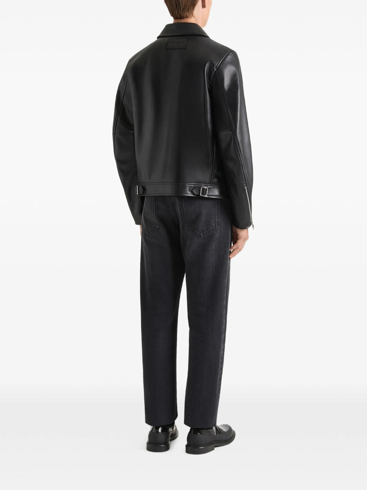 Couture Seam straight fit shadow washed jeans