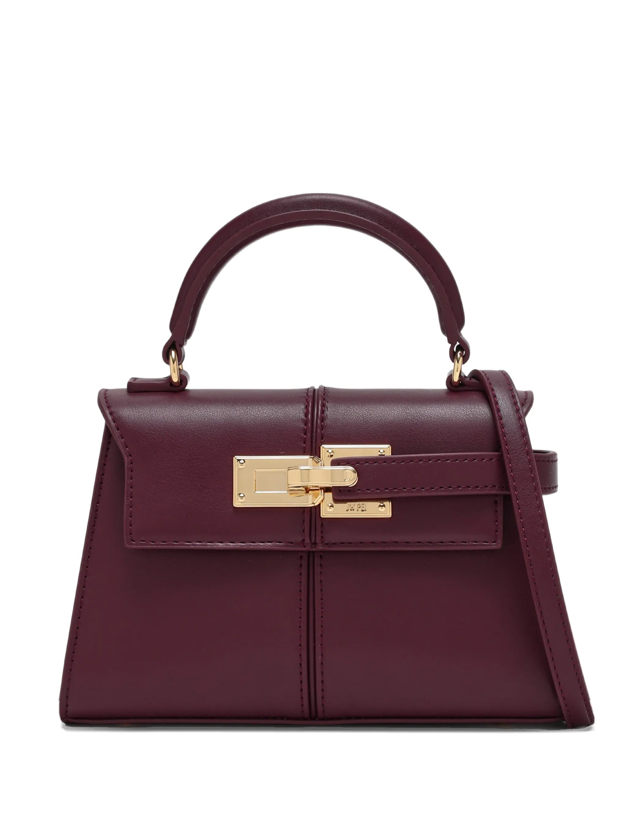 Elise top-handle flap satchel