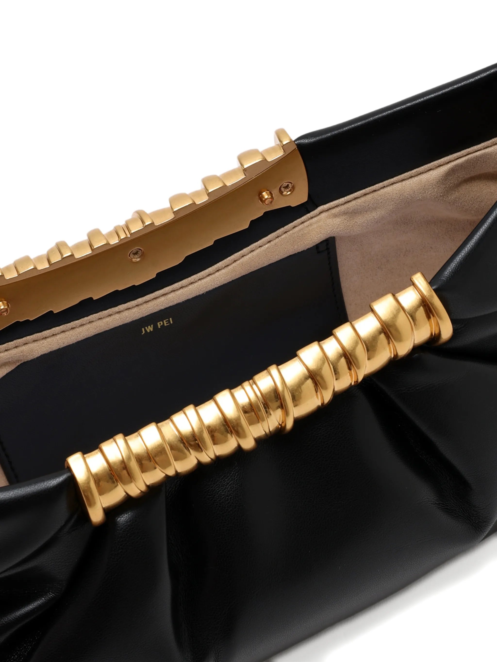 Leia gathered clutch bag
