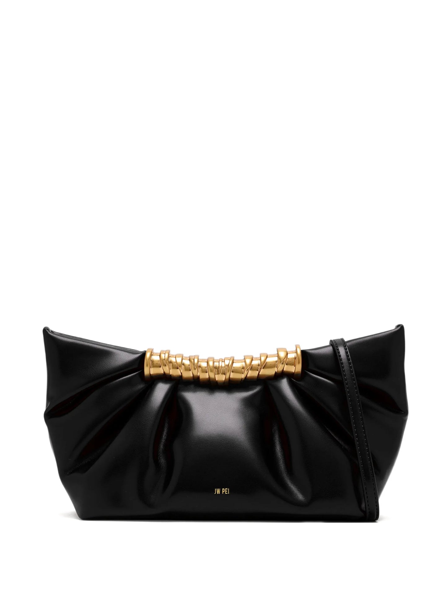 Leia gathered clutch bag