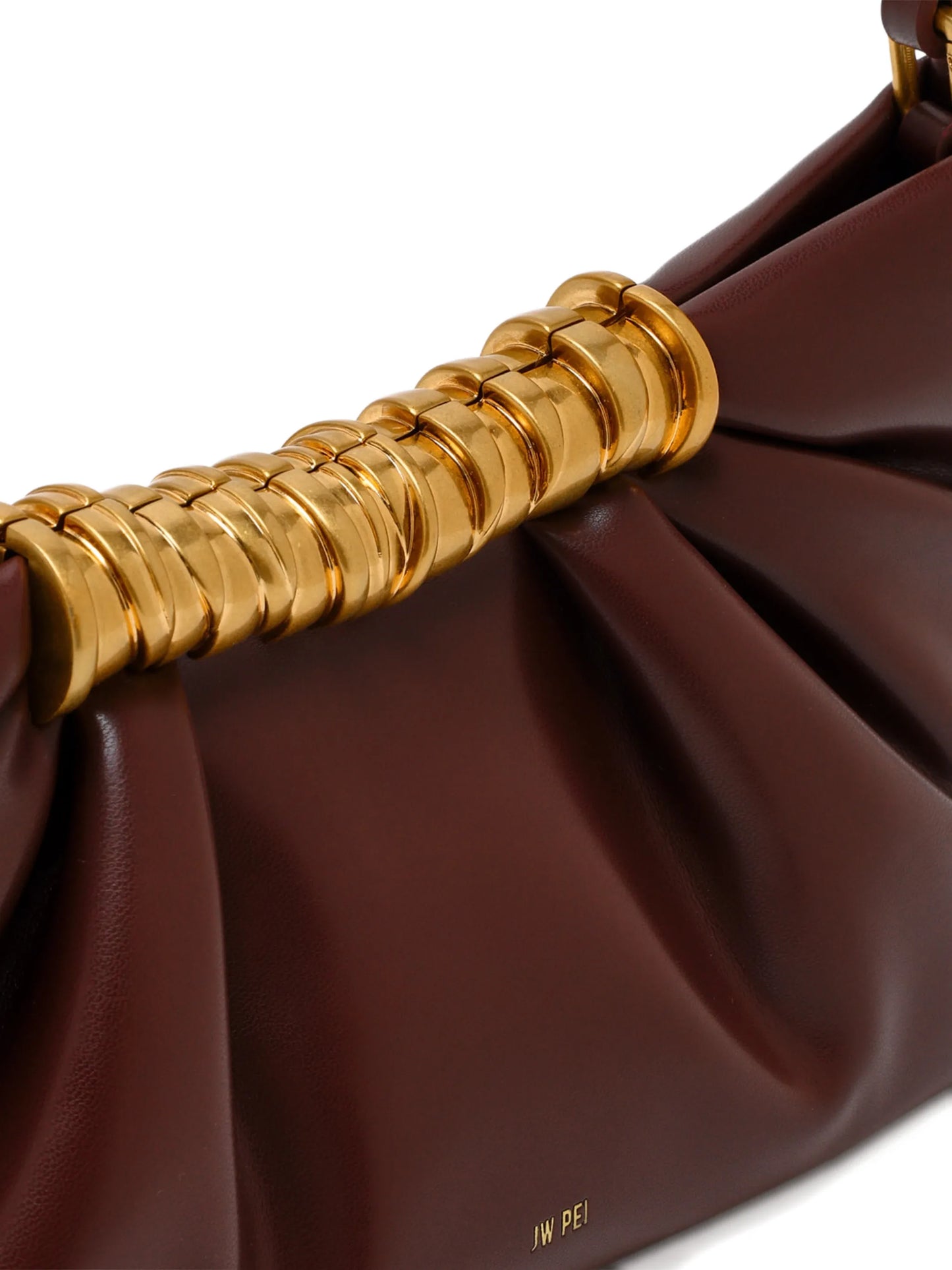 Leia ruched clutch bag