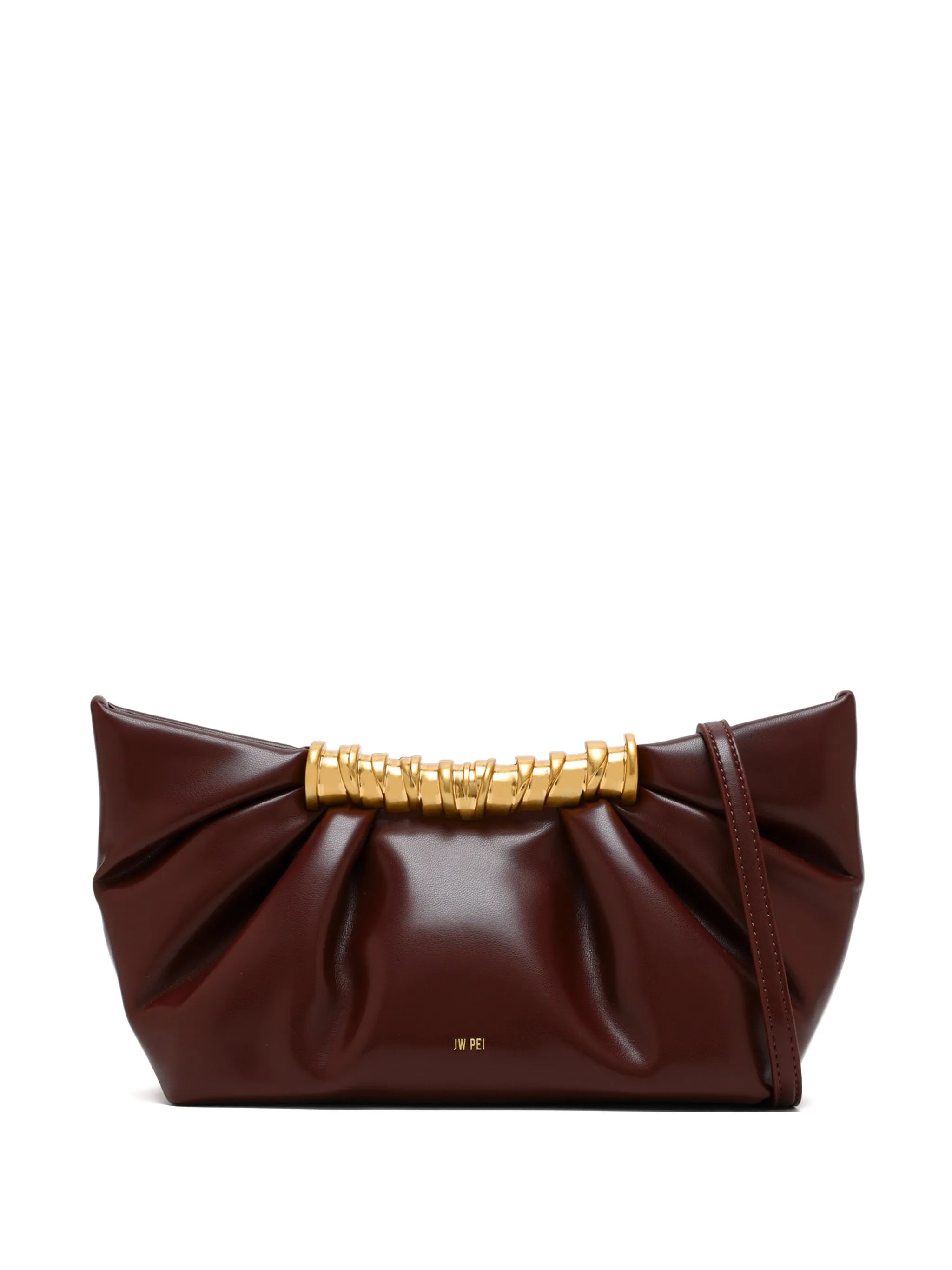 Leia pleated clutch