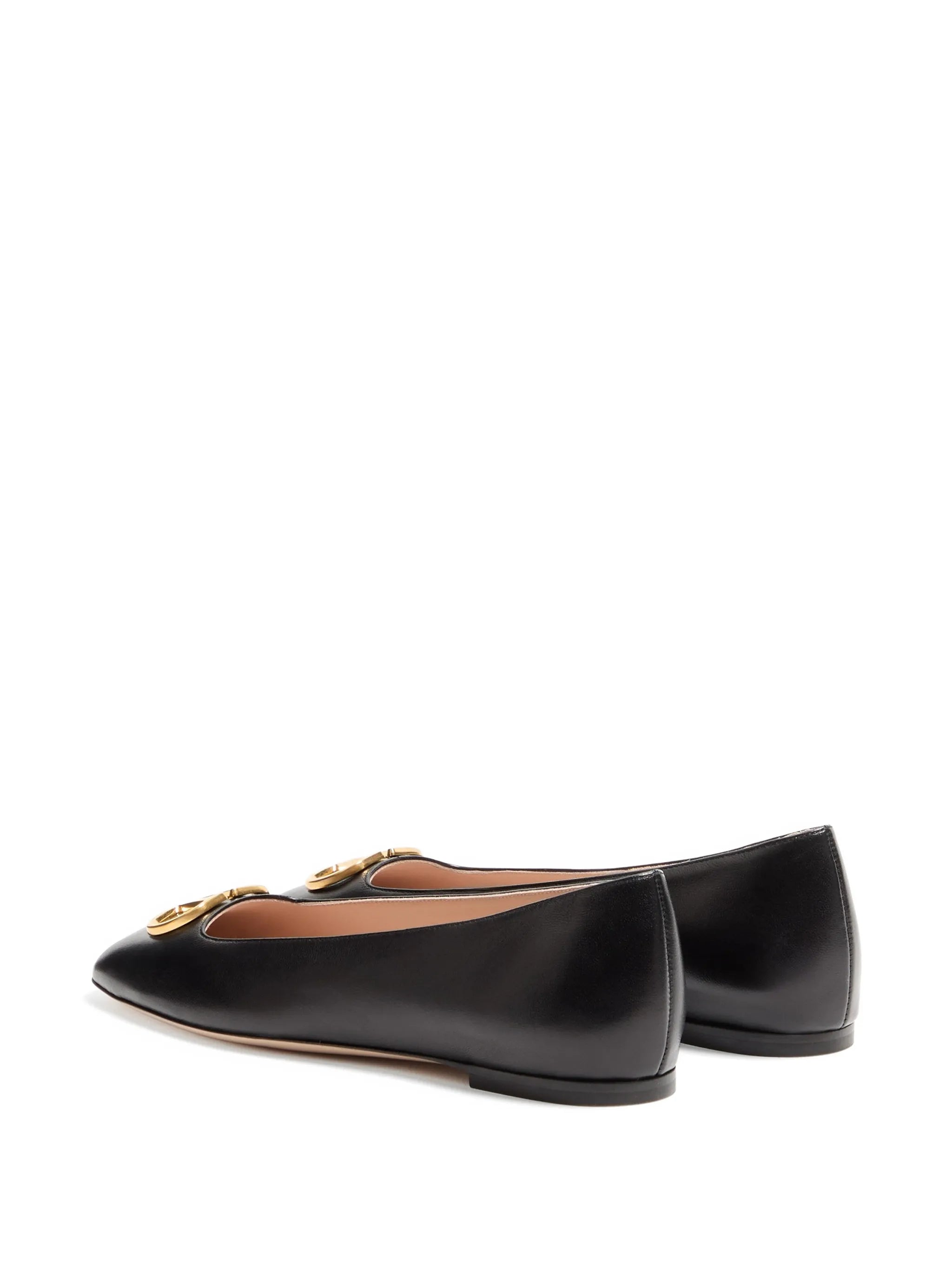 VLogo Signature Ballerina in Nappa