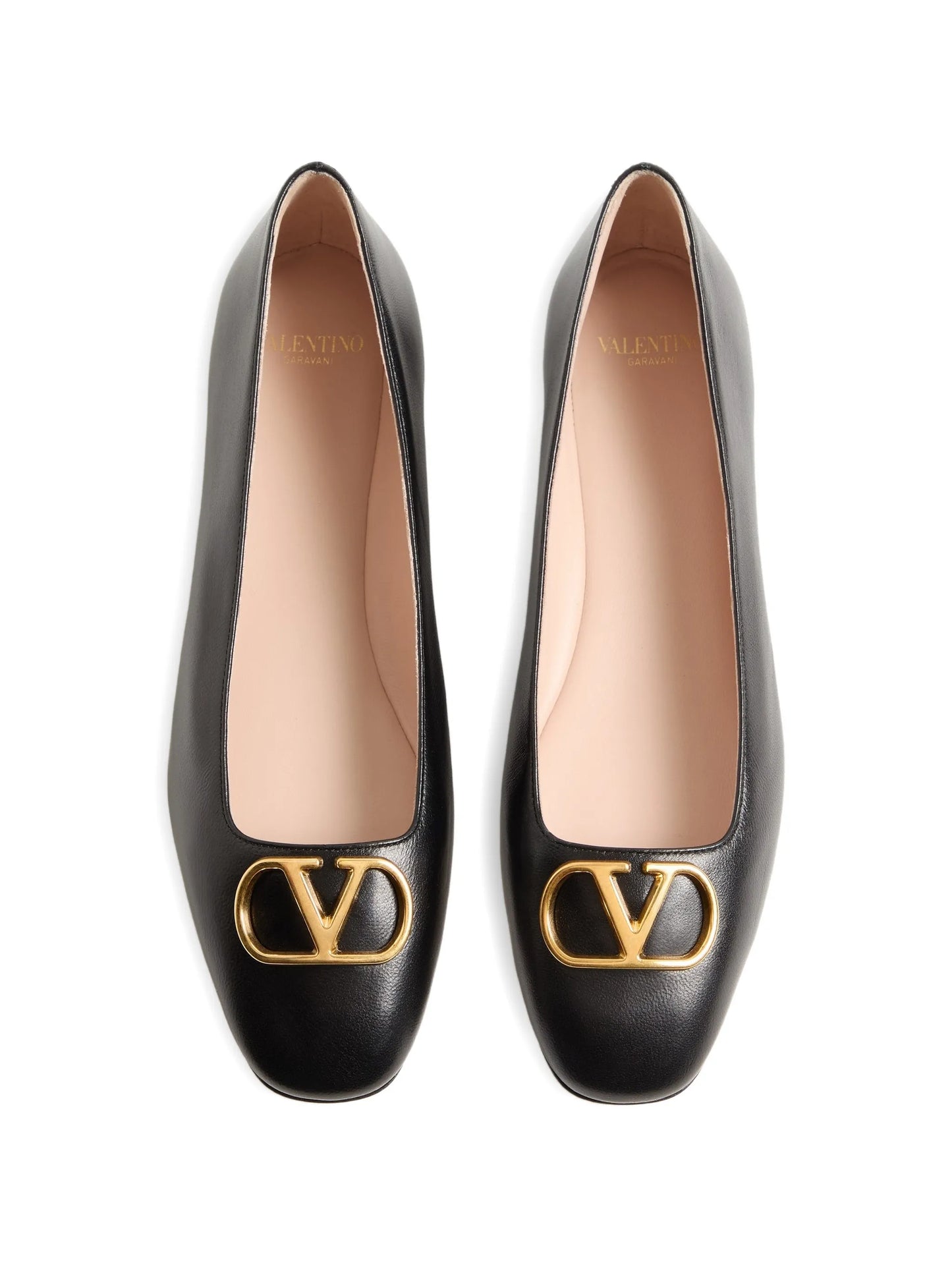 VLogo Signature Ballerina in Nappa