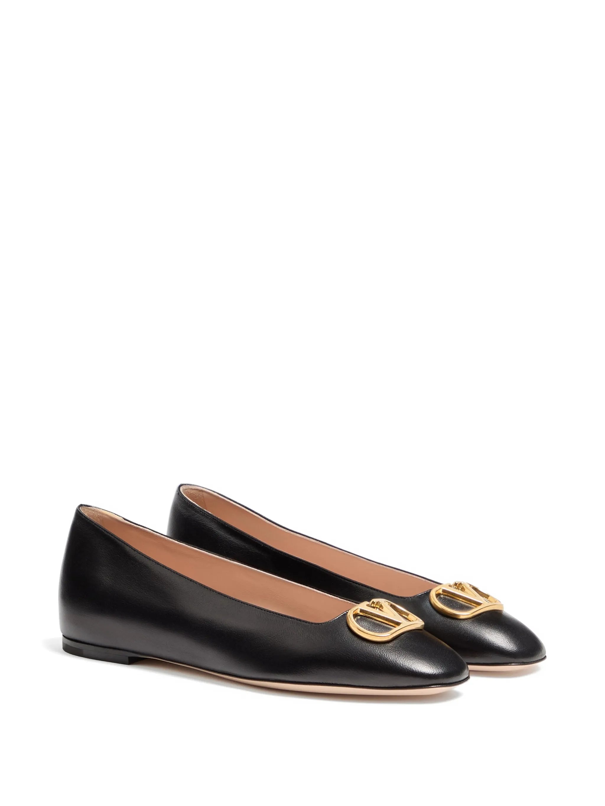VLogo Signature Ballerina in Nappa