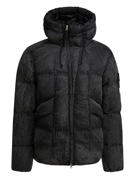 hooded puffer jacket