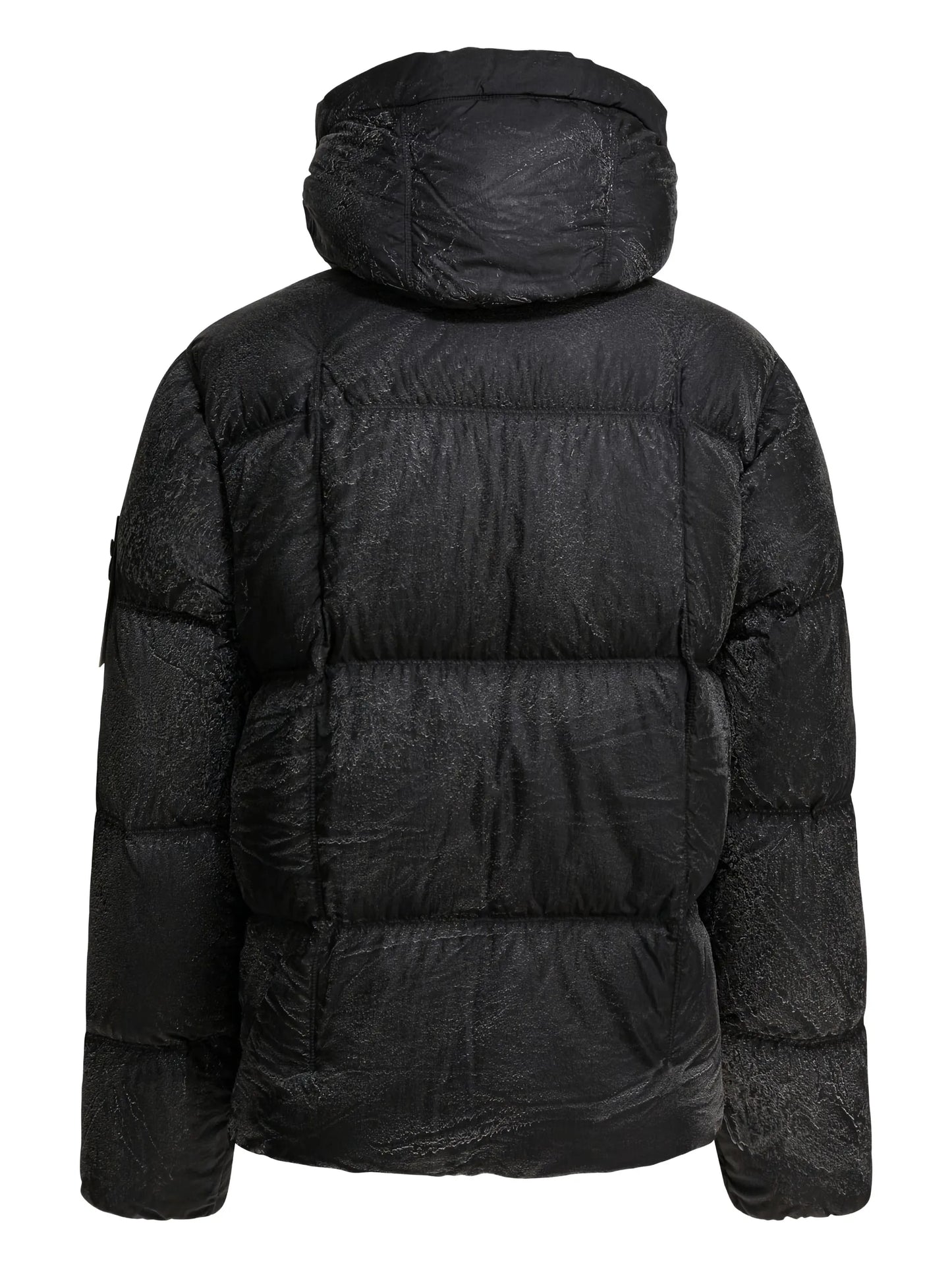 hooded puffer jacket