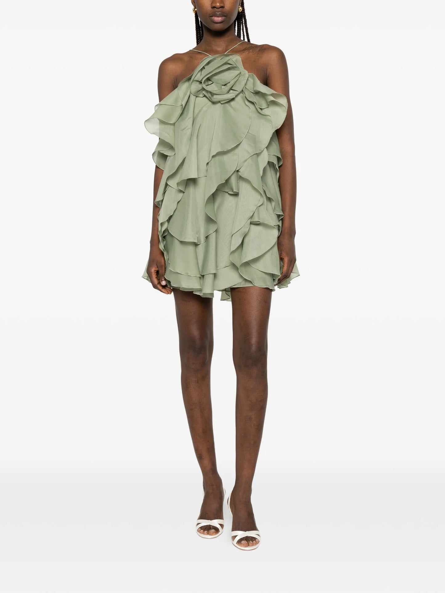 Pandorea floral ruffled dress