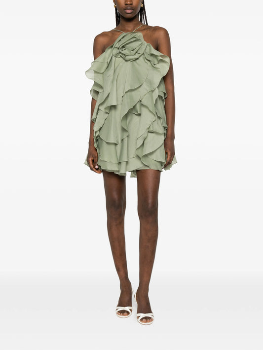 Pandorea floral ruffled dress