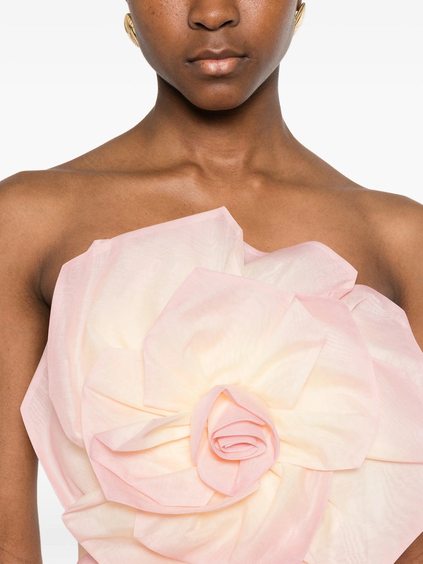 Johanna floral-appliqué mini dress
