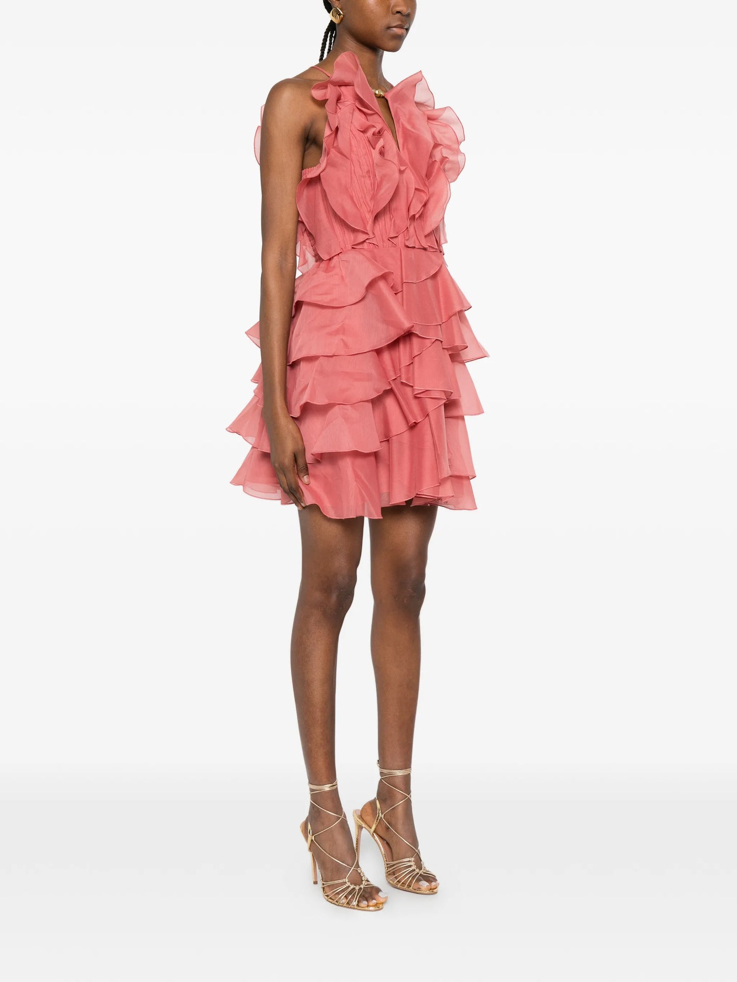 Cleio layered mini dress