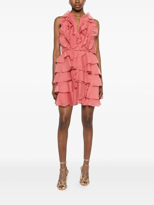 Cleio layered mini dress