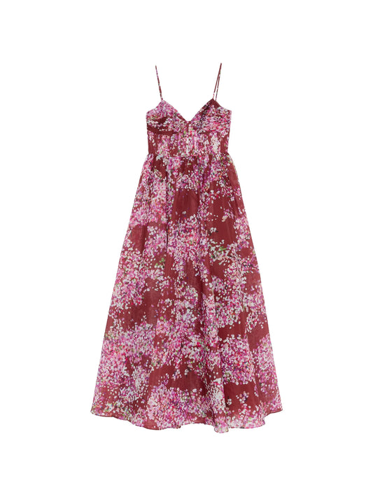 Fortuna floral-print maxi dress
