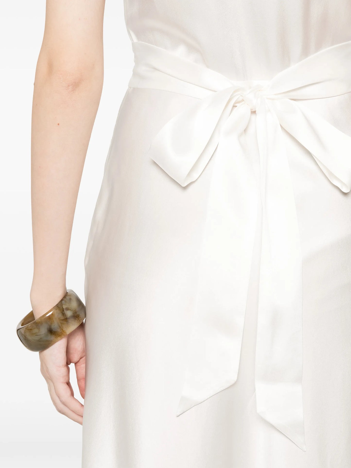 Coraline lace V-neck midi dress