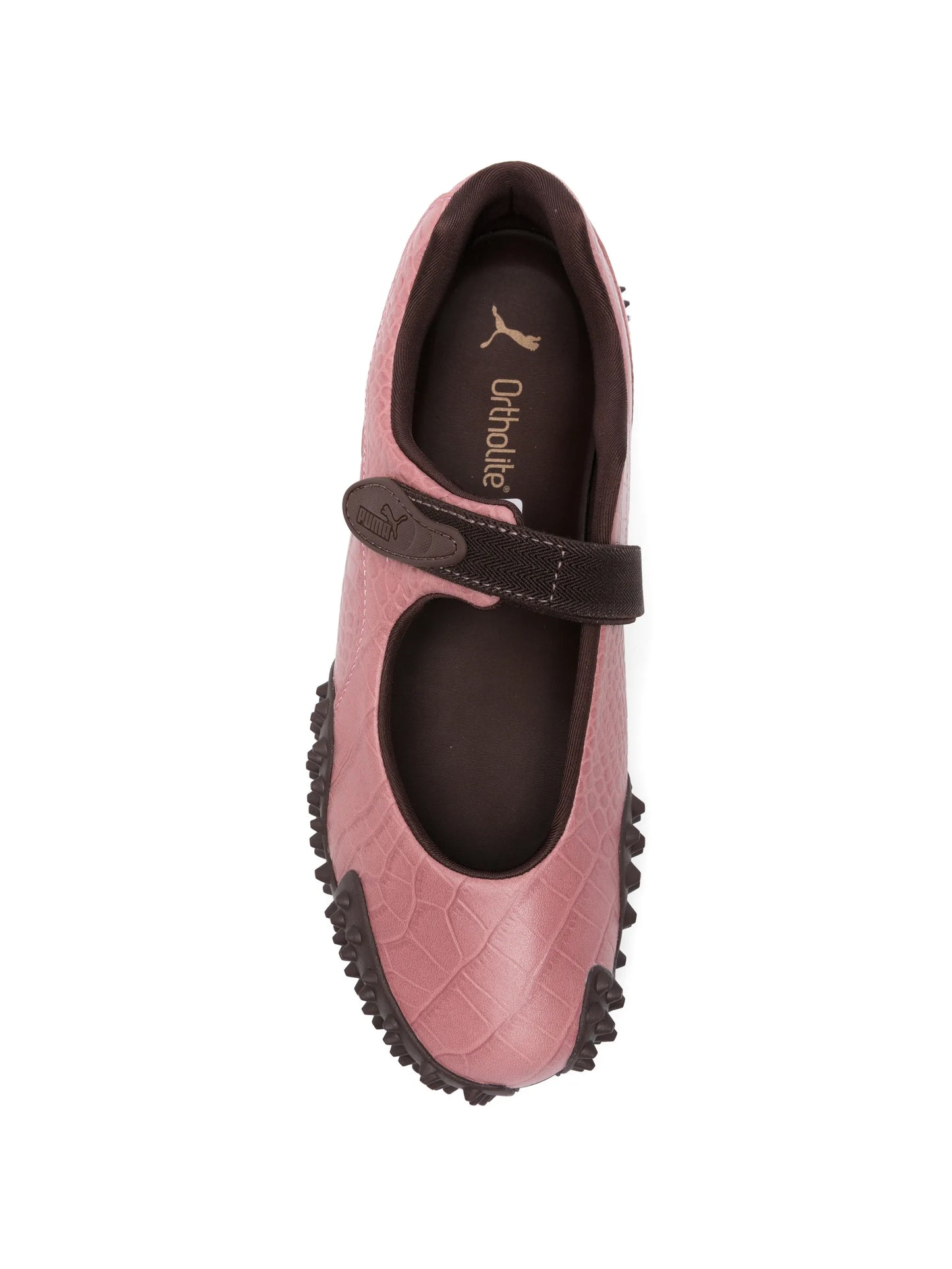 Mostro Fey croc-effect sneakerinas