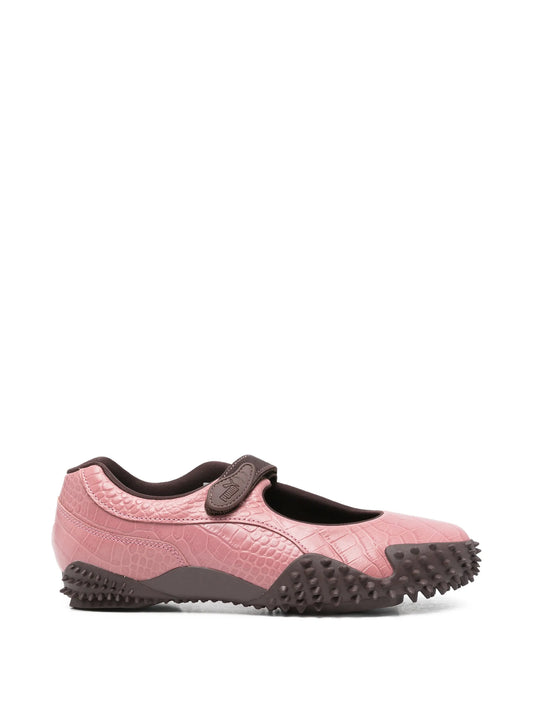 Mostro Fey croc-effect sneakerinas