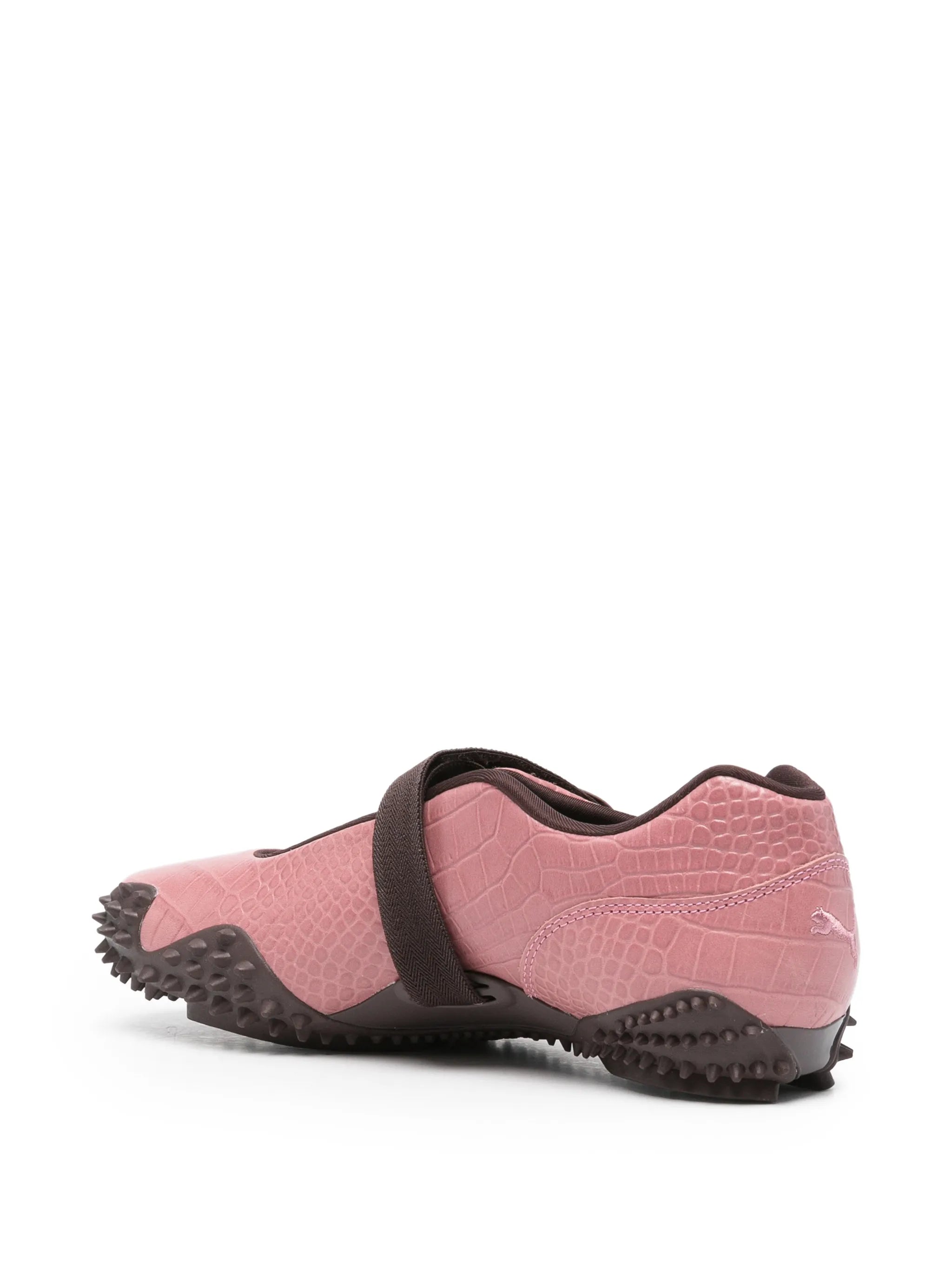 Mostro Fey croc-effect sneakerinas