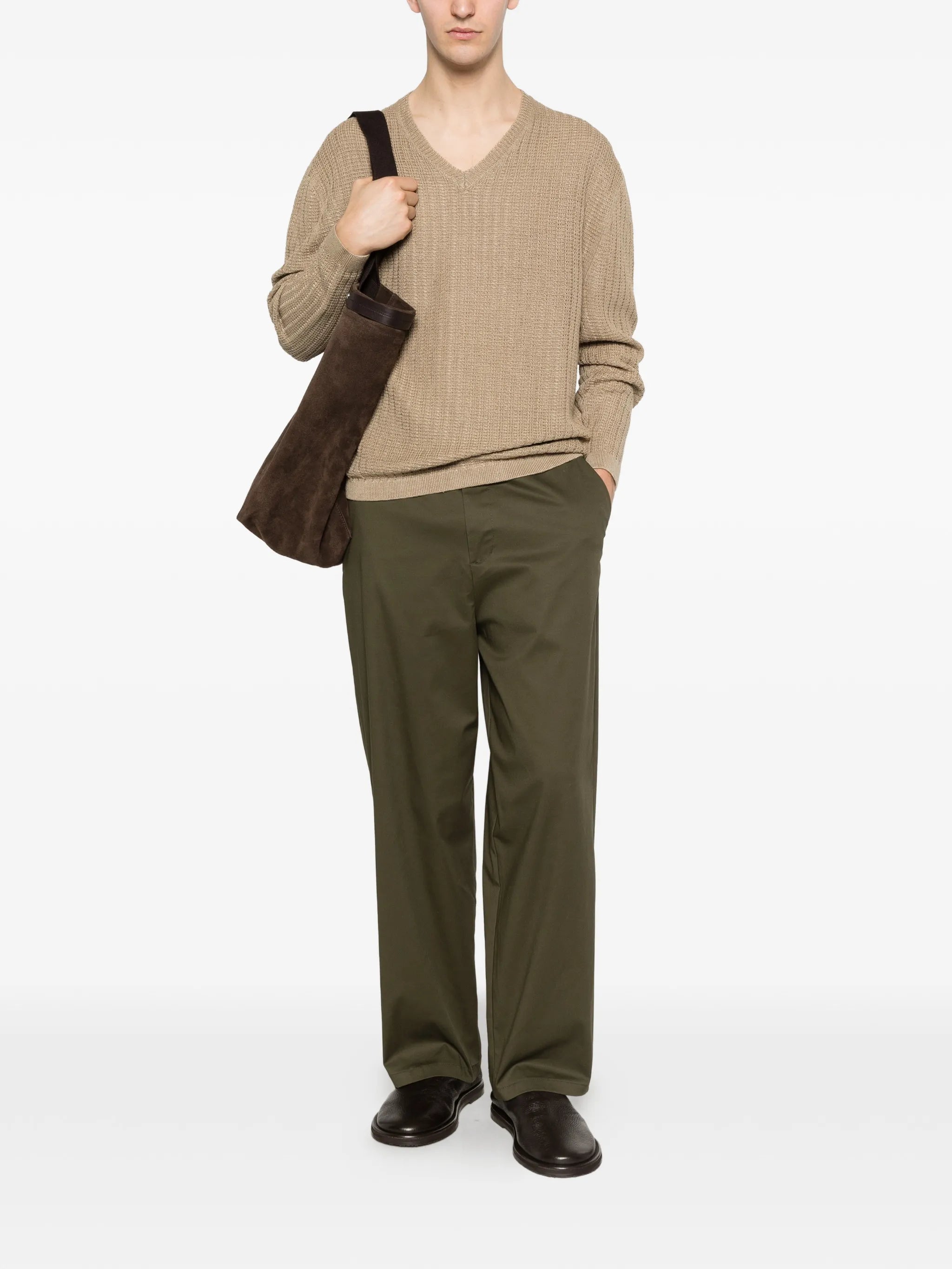 V-neck sweater