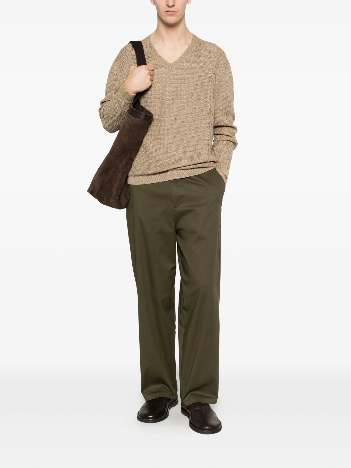 V-neck sweater