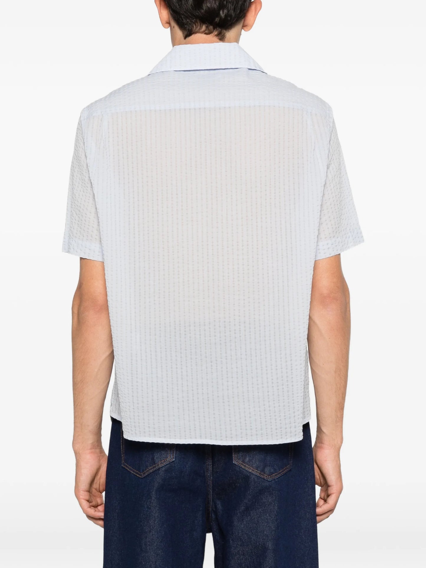 pocket seersucker shirt