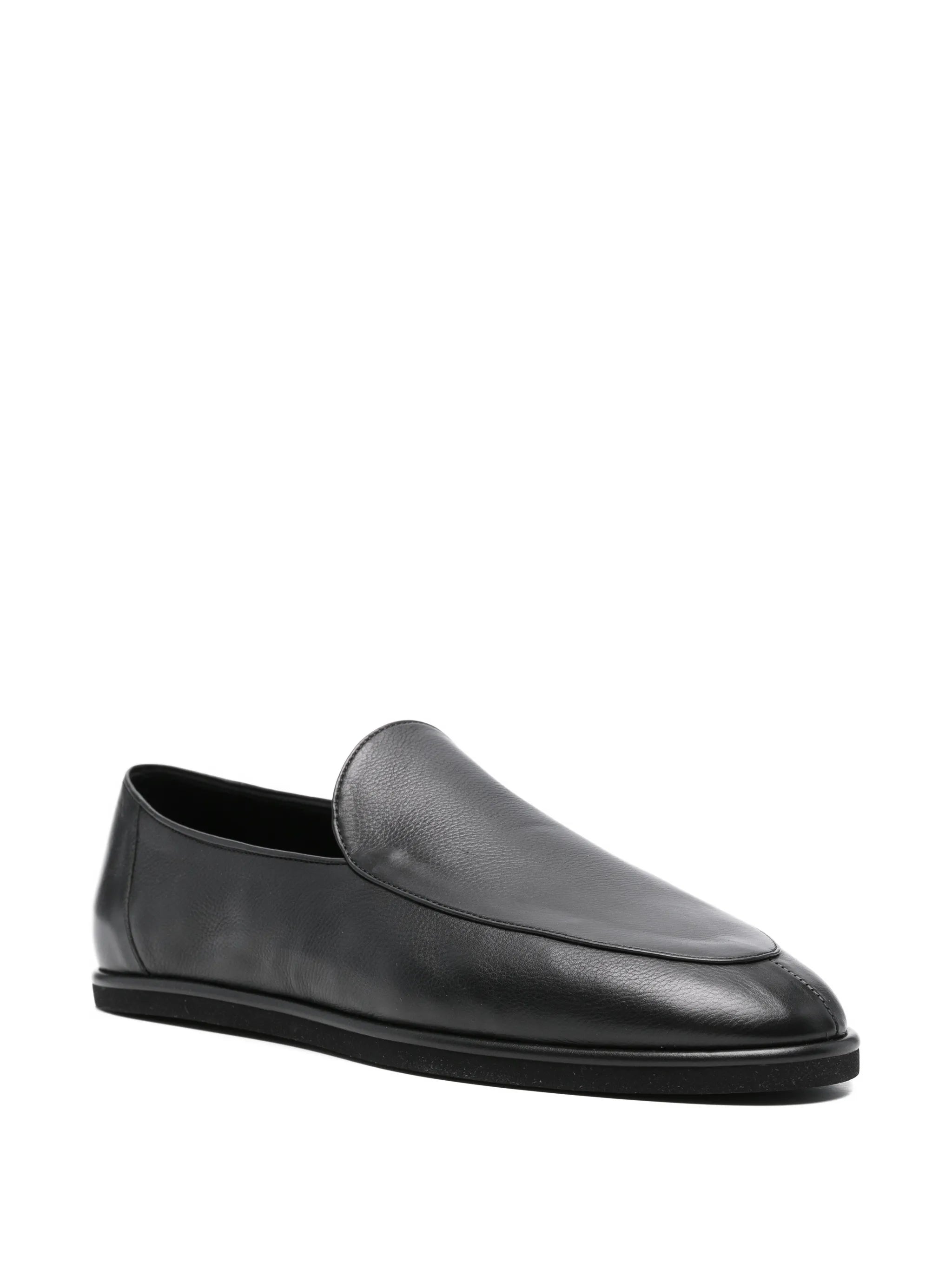 leather loafers