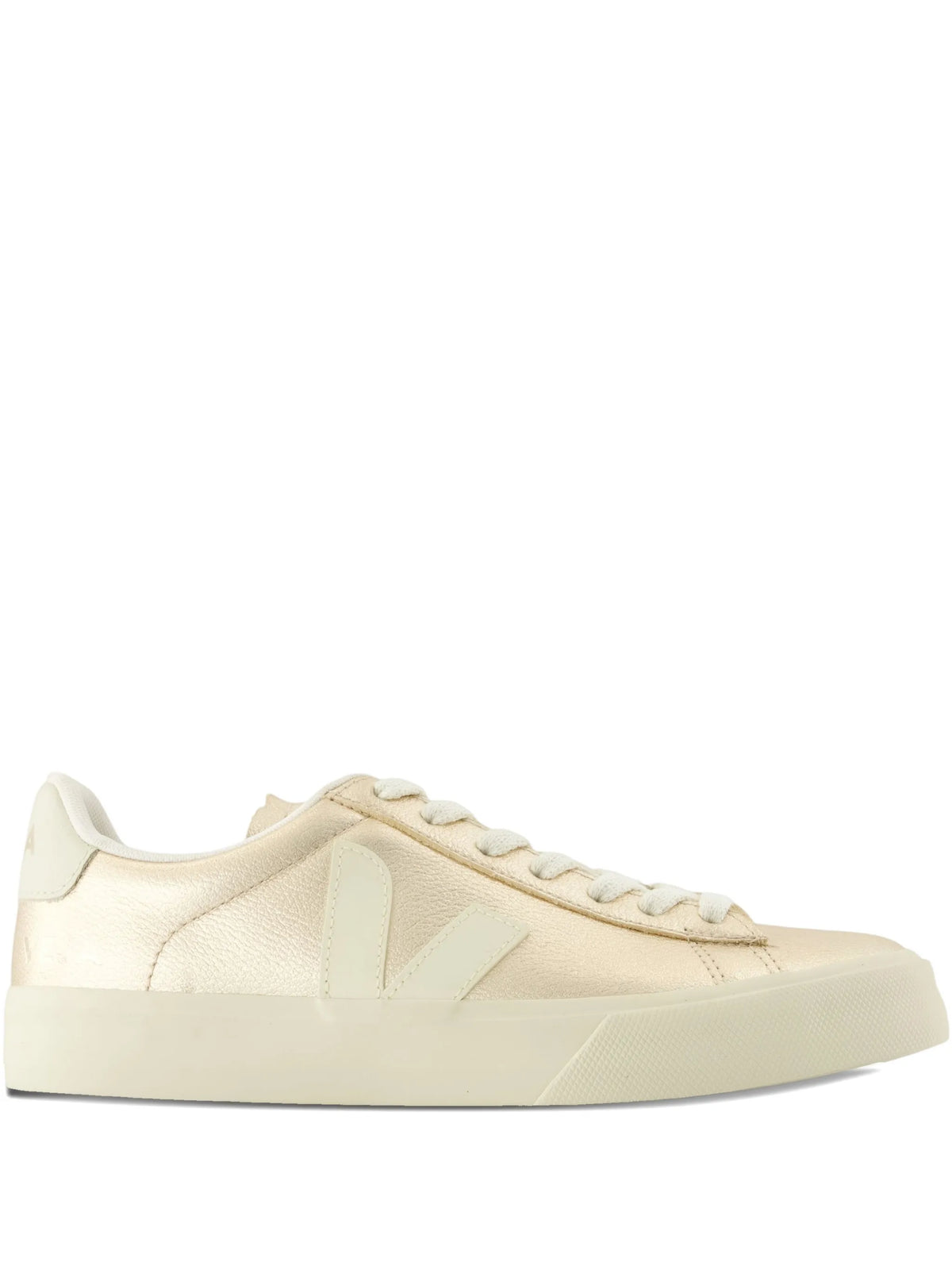 Campo Pierre metallic calf leather sneakers
