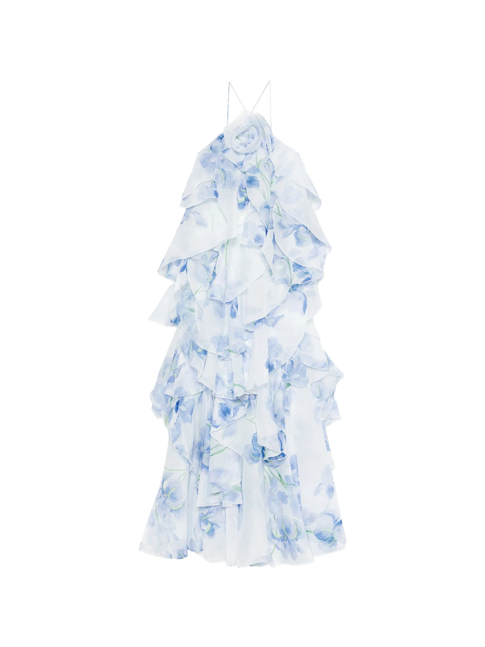 Pandorea layered floral maxi dress