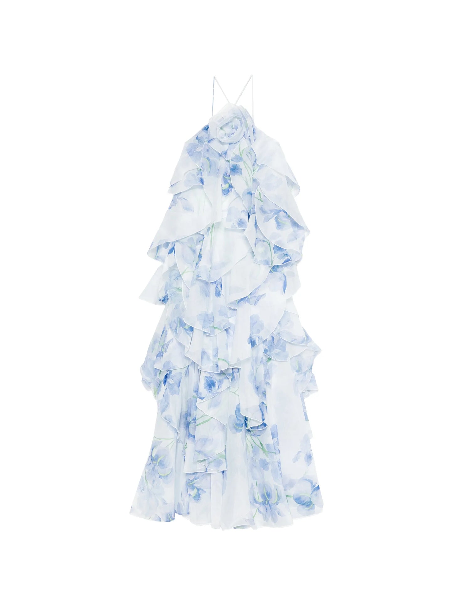 Pandorea layered floral maxi dress