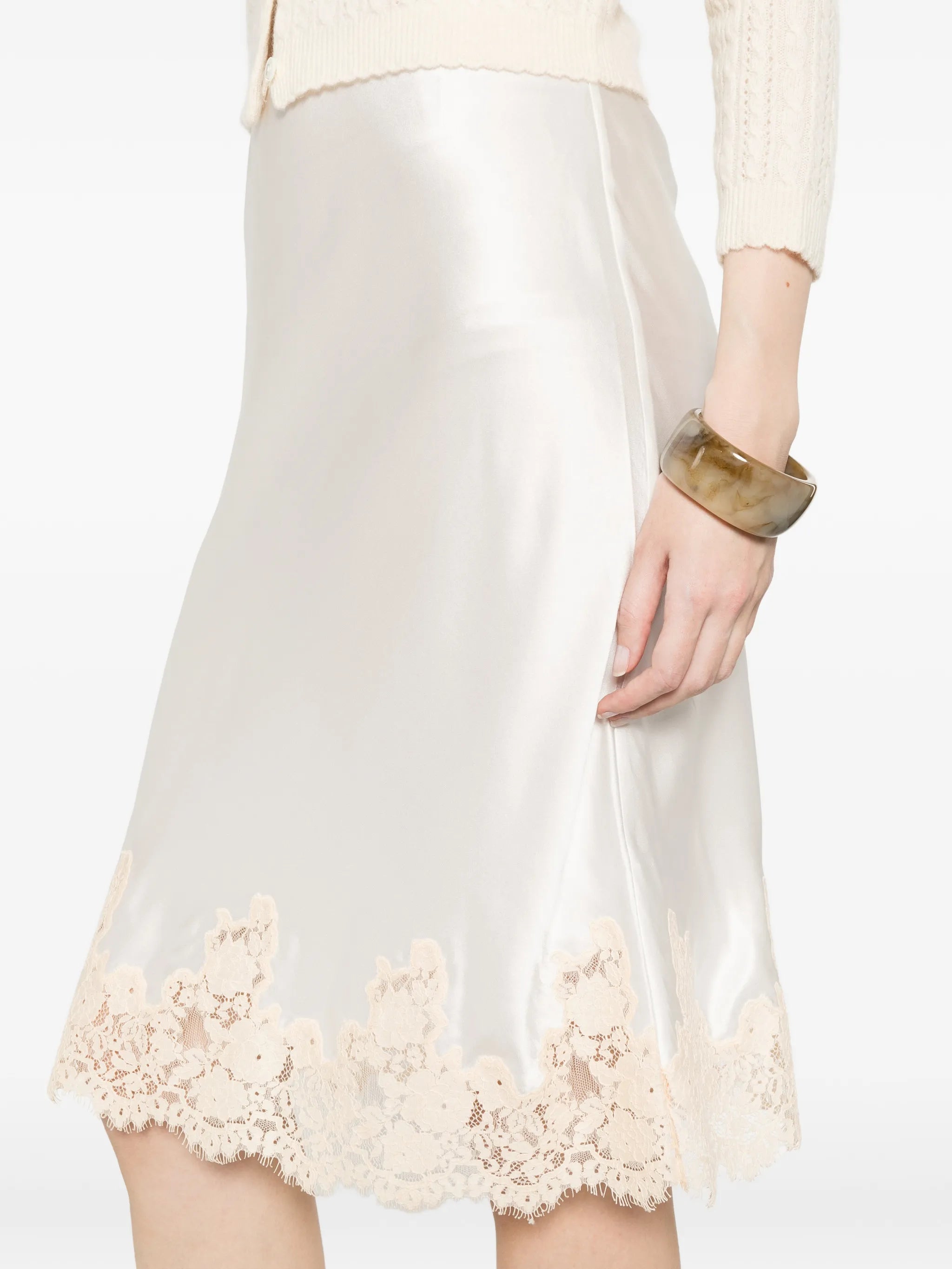 Elowette lace midi skirt