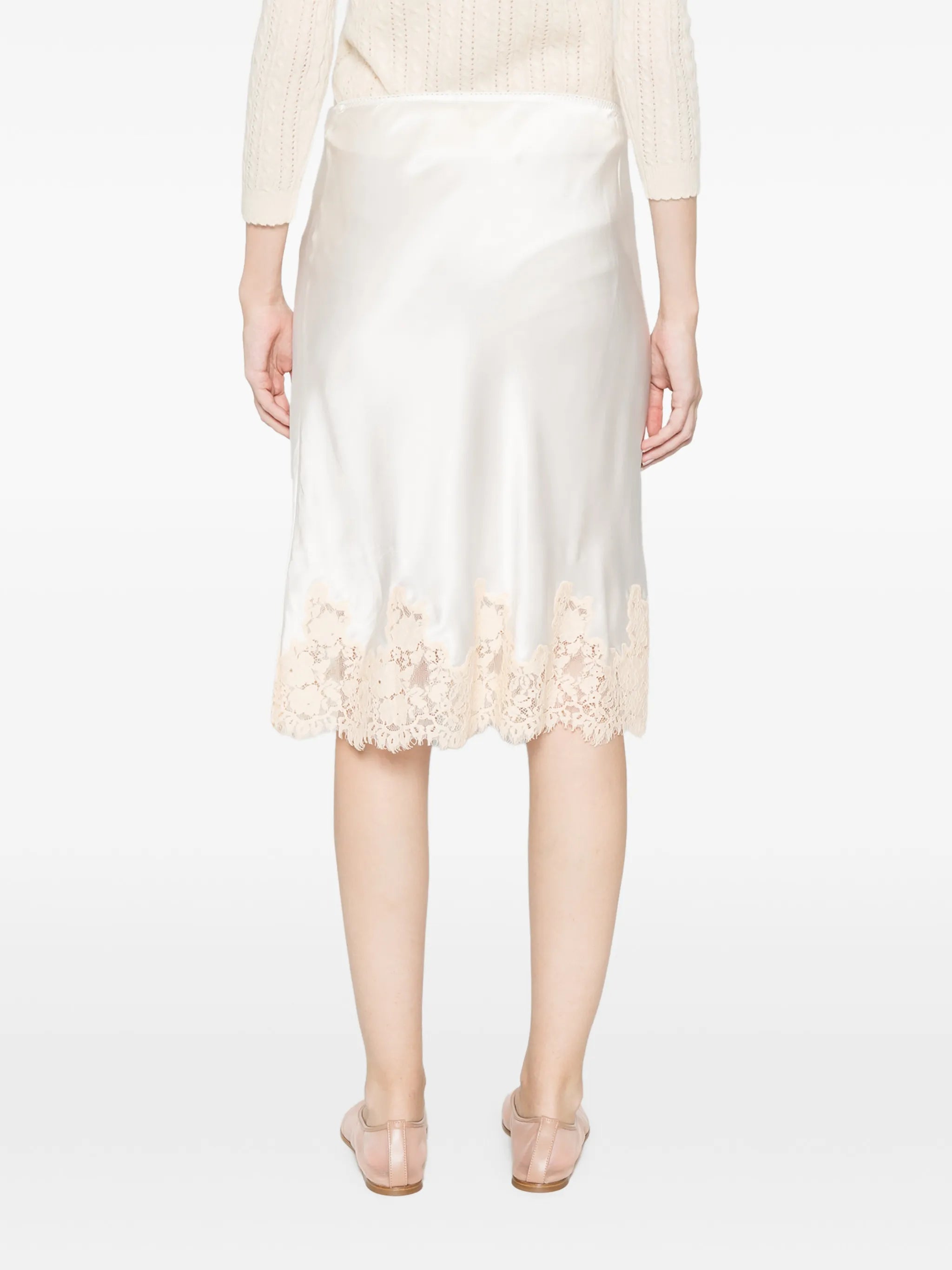 Elowette lace midi skirt
