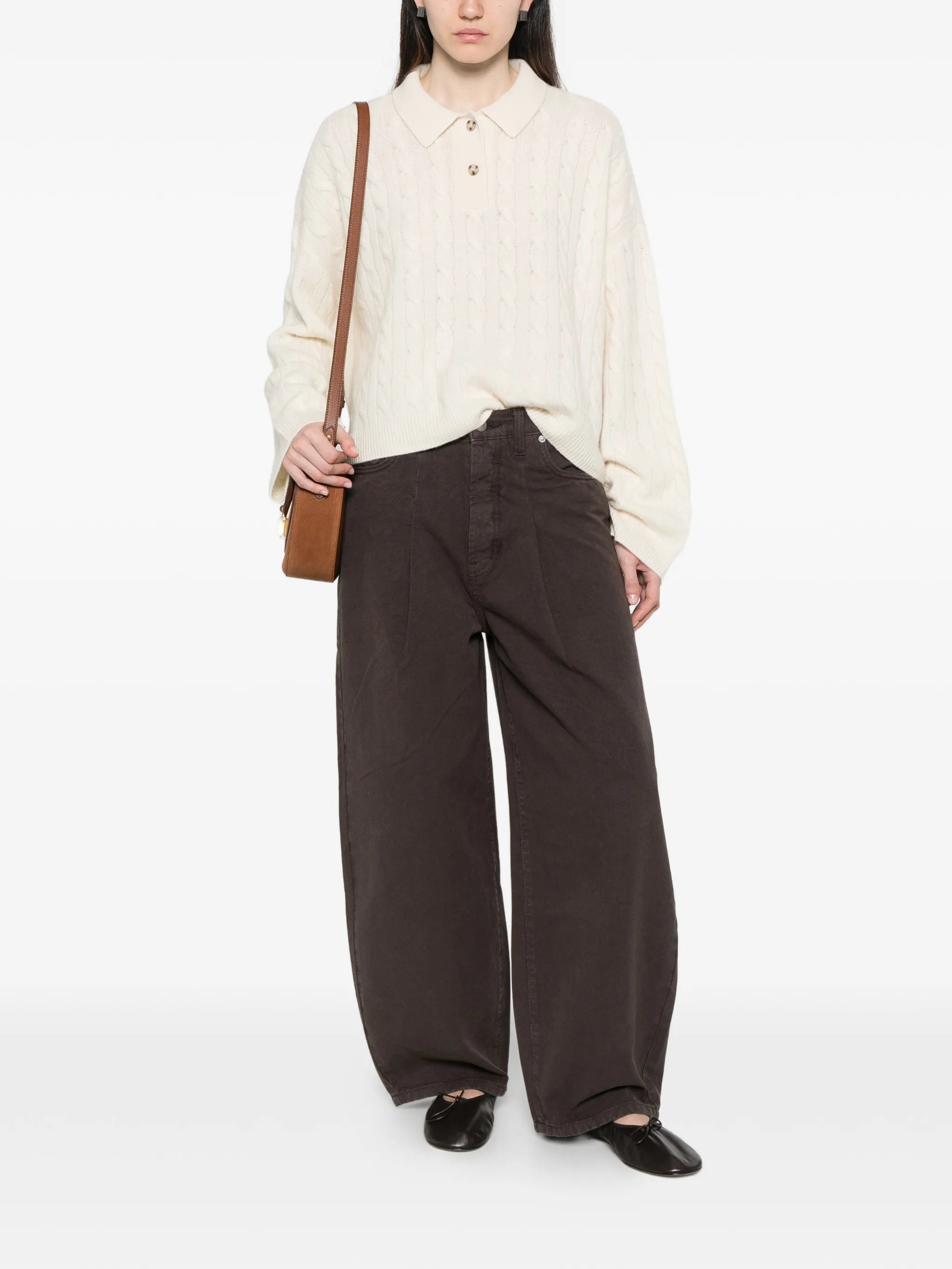 Cambridge cable-knit sweater