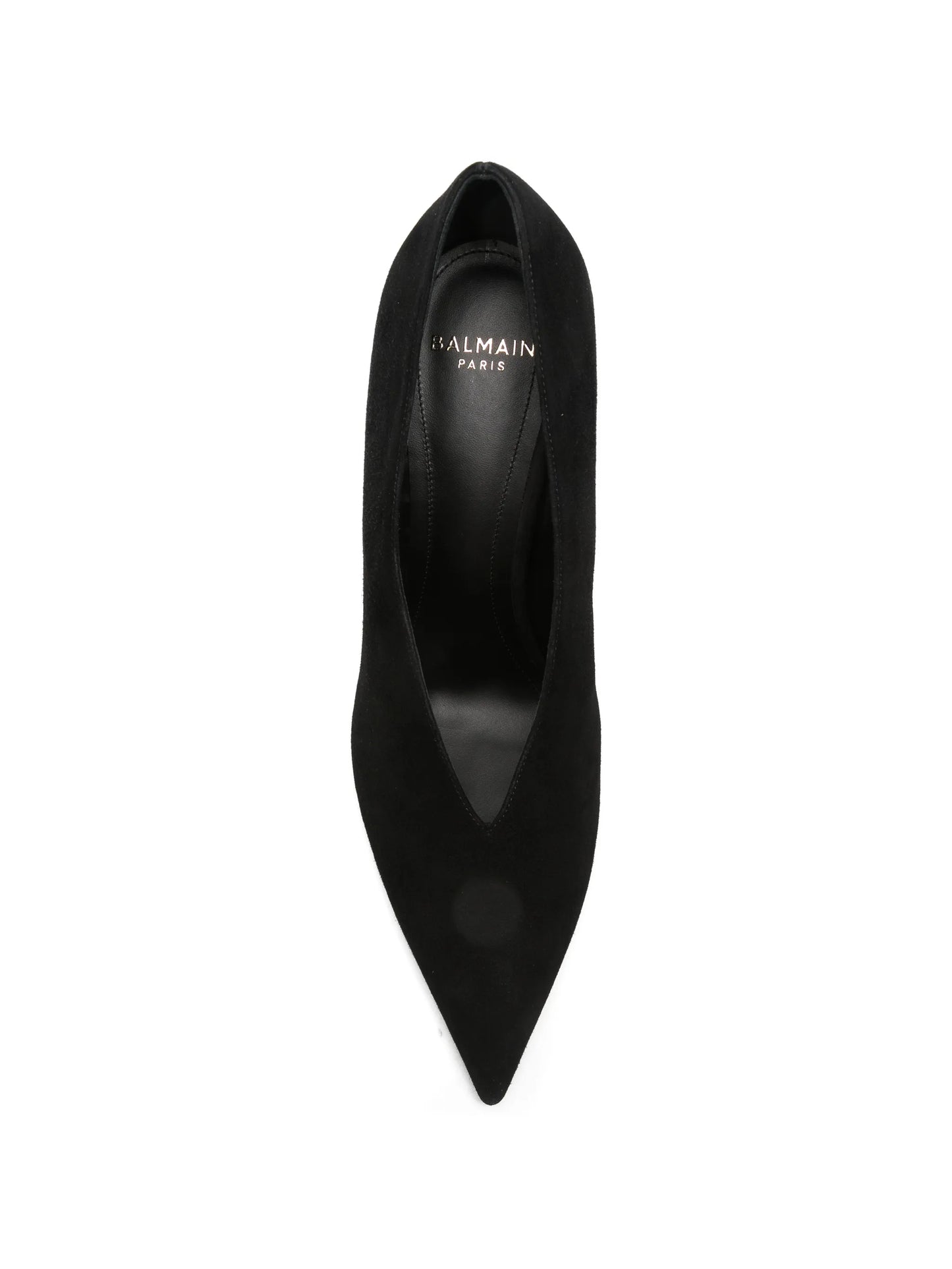 suede wedge-heel pumps