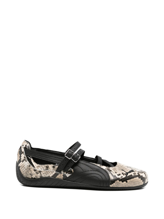 Speedcat snake-print sneakers