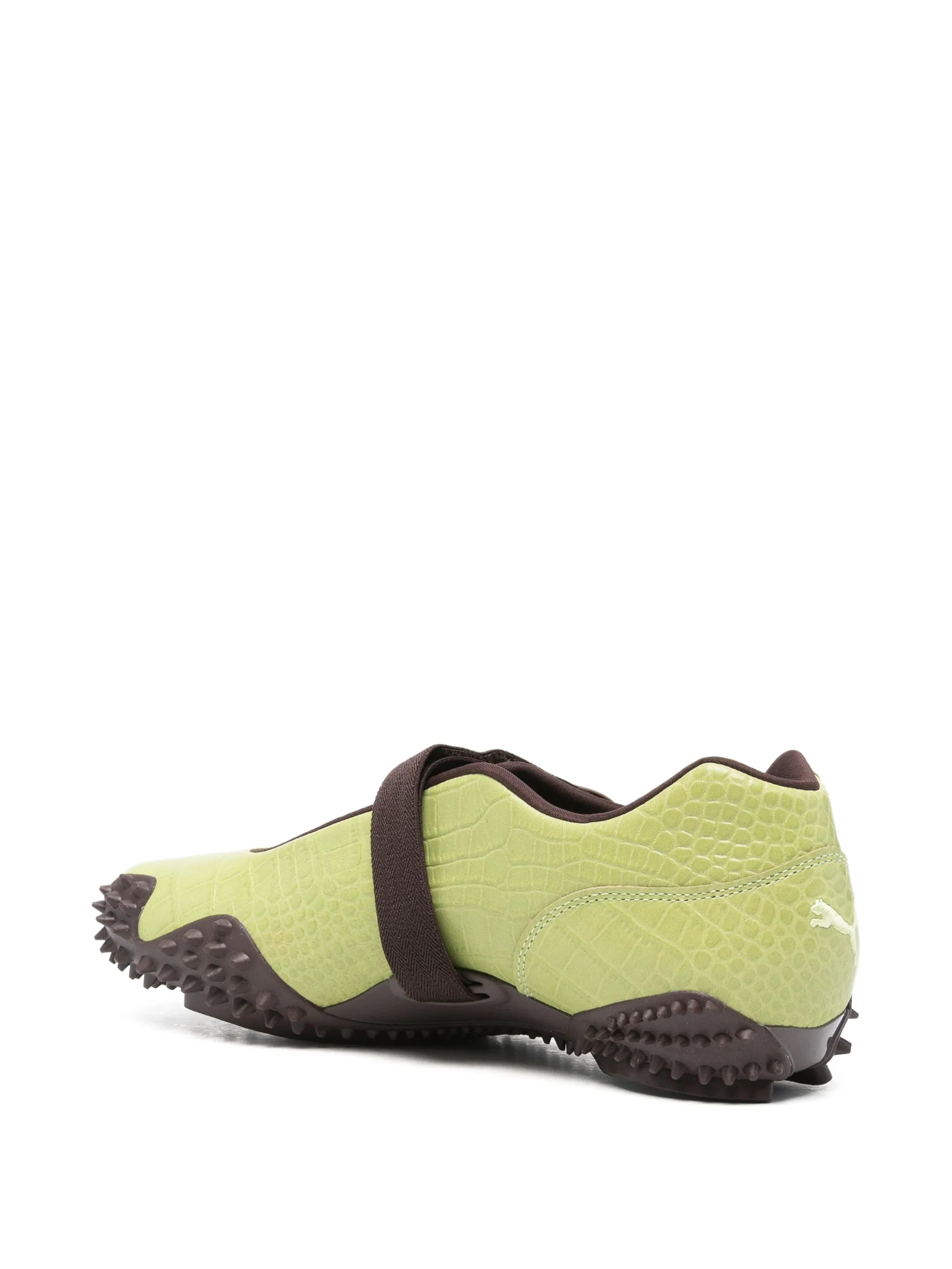 Mostro Fey croc-effect sneakerinas